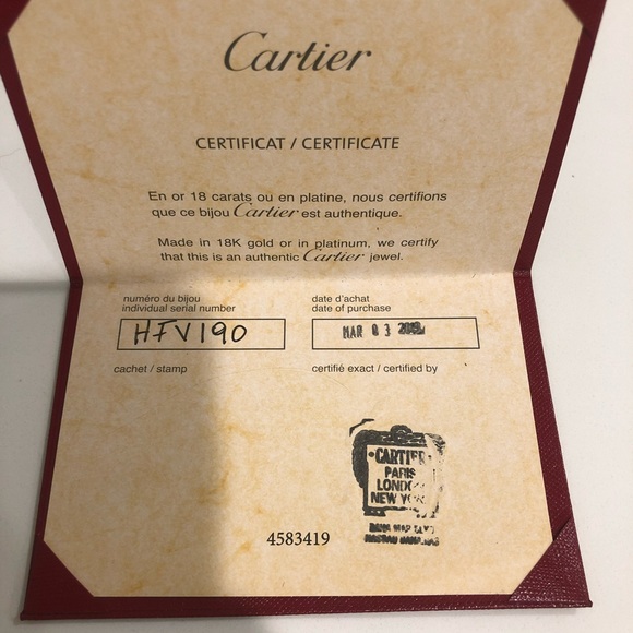 Cartier Jus Un Clou Bracelet - Size 17 - Picture 9 of 11